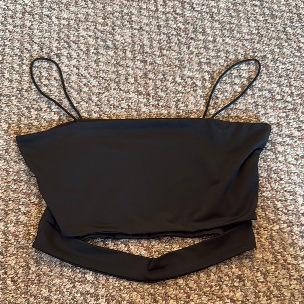 Black Women's Spaghetti Strap Top